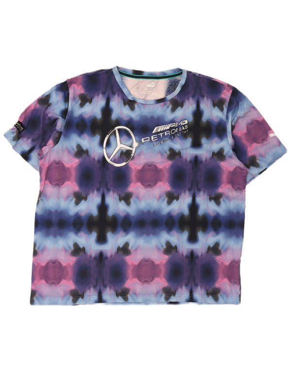 Puma Herre Mercedes AMG Petronas Grafisk T-Shirt Top XL Flerfarvet
