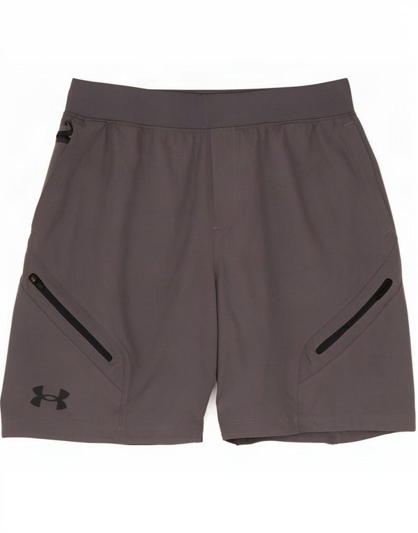 Pantaloncini sportivi cargo da uomo Under Armour grandi grigi