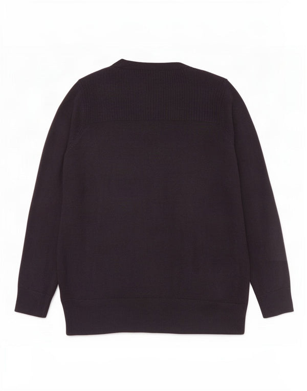 Maglione cardigan aperto da donna Marks & Spencer UK 14 Acrilico blu navy medio
