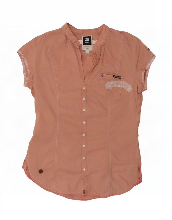Blusa feminina de manga curta G-Star UK 10 rosa pequena