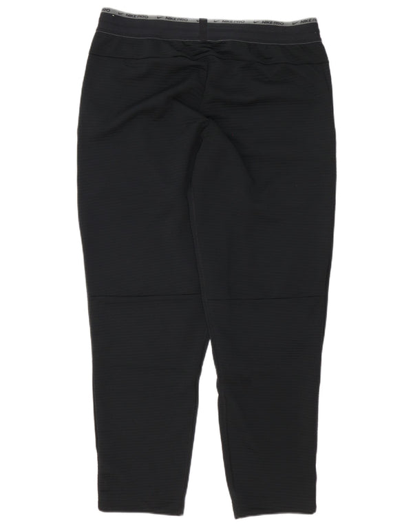 Pantaloni da tuta grafica Nike Dri Fit da uomo, grandi gessati neri