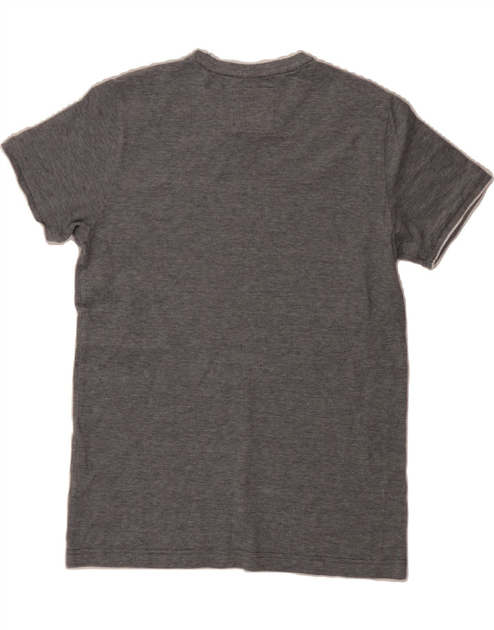 CREW CLOTHING Mens T-Shirt Top Medium Grey Cotton Vintage Crew Clothing and Second-Hand Crew Clothing from Messina Hembry 