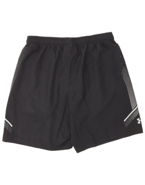 Męskie spodenki sportowe Under Armour, duży czarny poliester z blokami kolorów