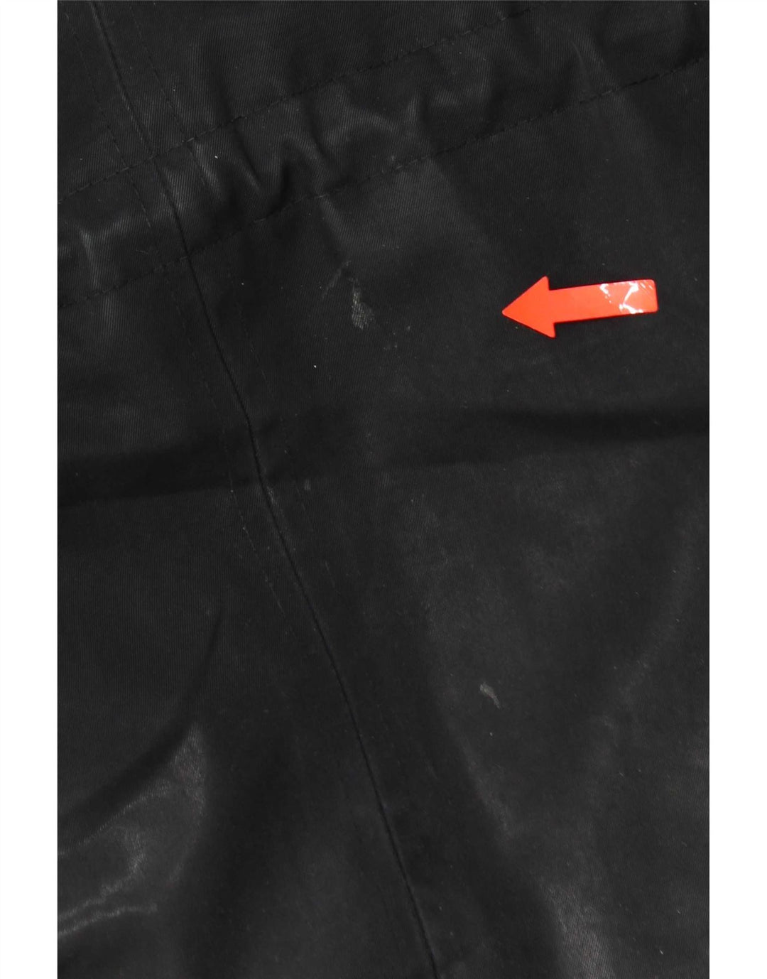 Zara Womens Hooded Parka Jacket UK 14 Medium Black Polyester