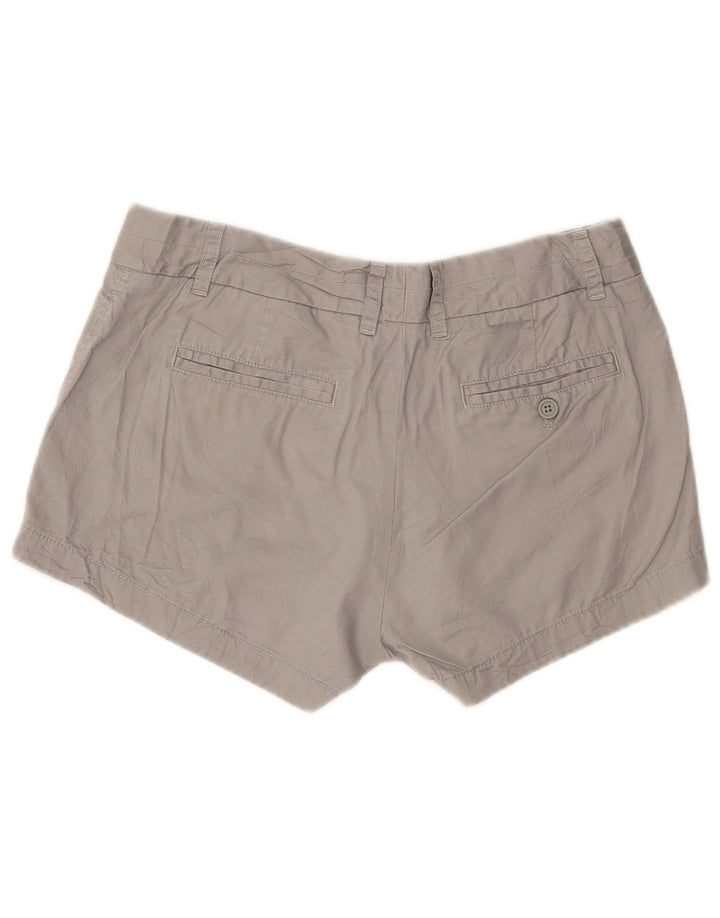 Short Chino Femme Crew US 6 Medium W25 Gris Coton