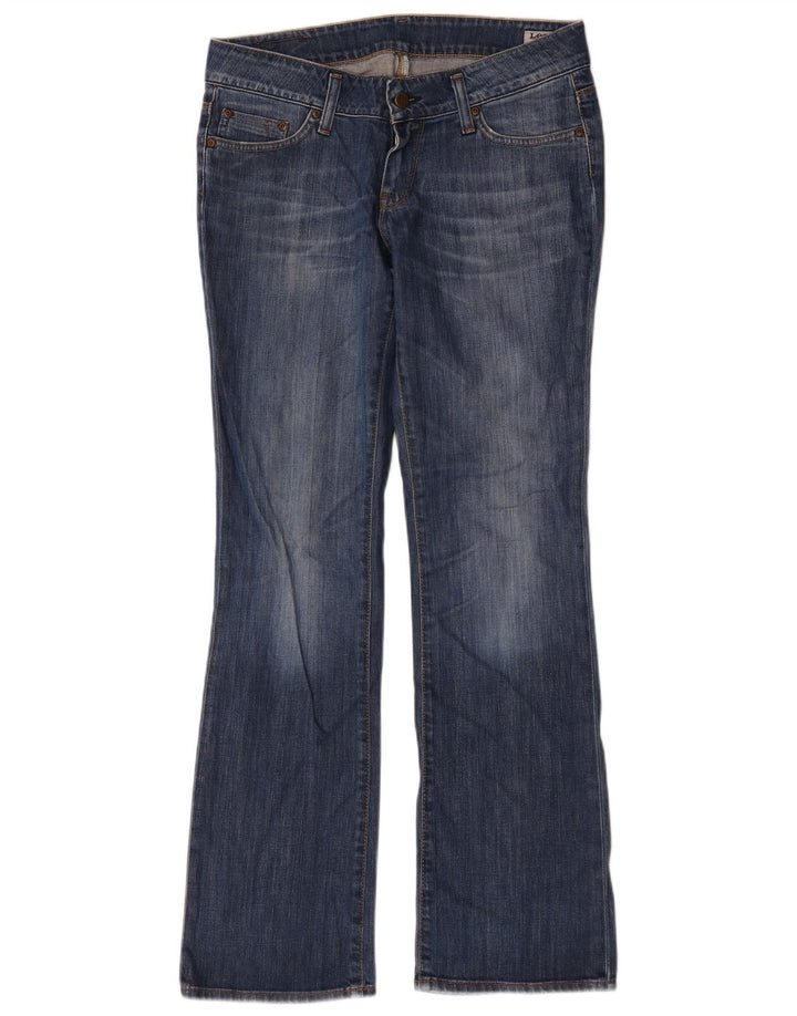 Lee Womens Coral Bootcut Jeans W30 L33 Blue Cotton