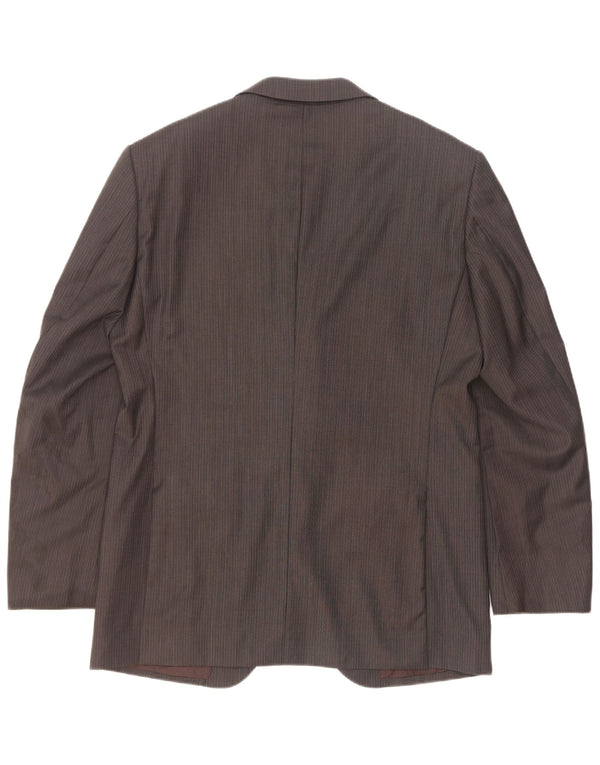 Giacca blazer a 2 bottoni da uomo Marks & Spencer UK 40 gessato grigio medio