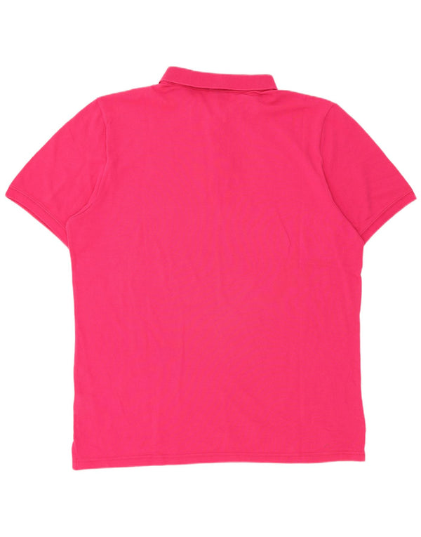 Tricou polo Napapijri pentru bărbați, bumbac roz 2XL