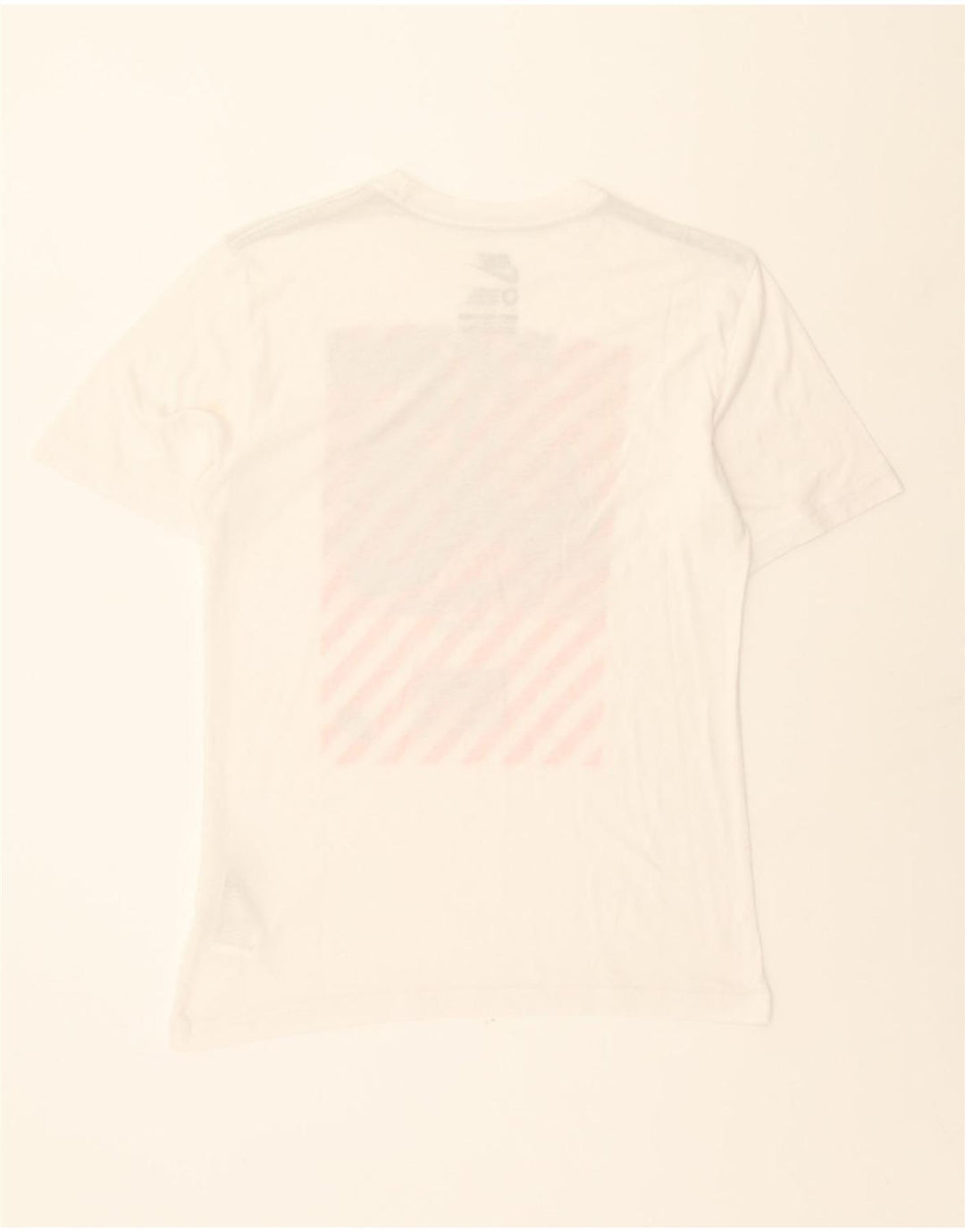 NIKE Mens Regular Fit Graphic T-Shirt Top Medium White Polyester Vintage Nike and Second-Hand Nike from Messina Hembry 