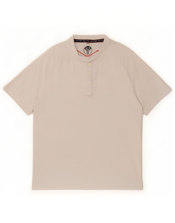 Fat Face Herre T-Shirt Top Medium Hvid Bomuld