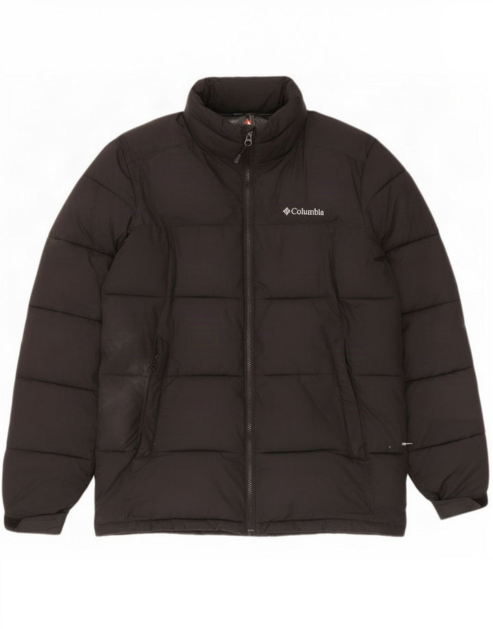 Columbia Mens Omni-Heat Padded Jacket UK 36 Small Black Polyester