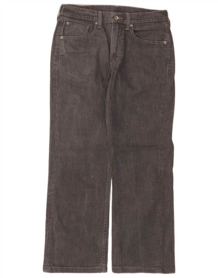 Levi's Mens 506 Straight Jeans W32 L28 Grey Cotton