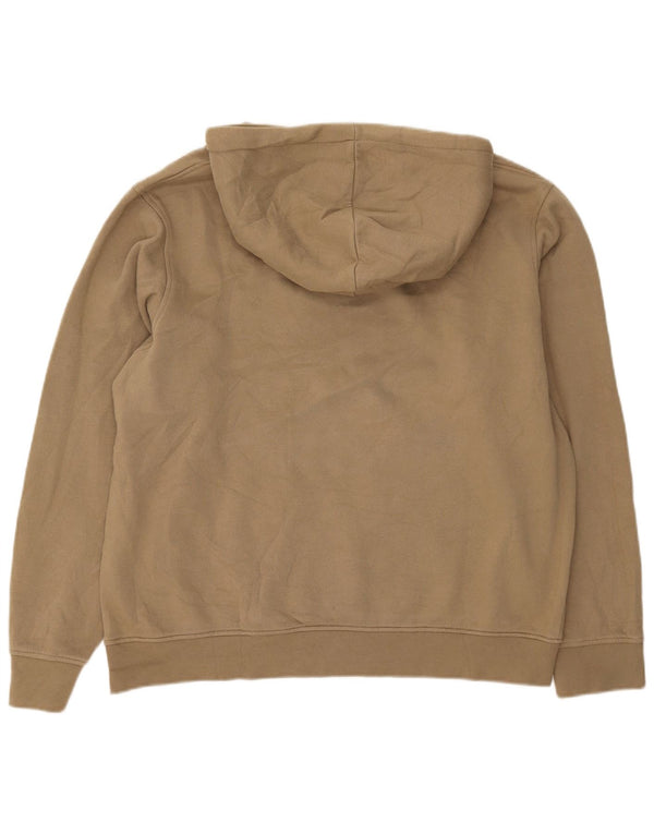 Jack & Jones Mens Hoodie Jumper XL Beige Cotton