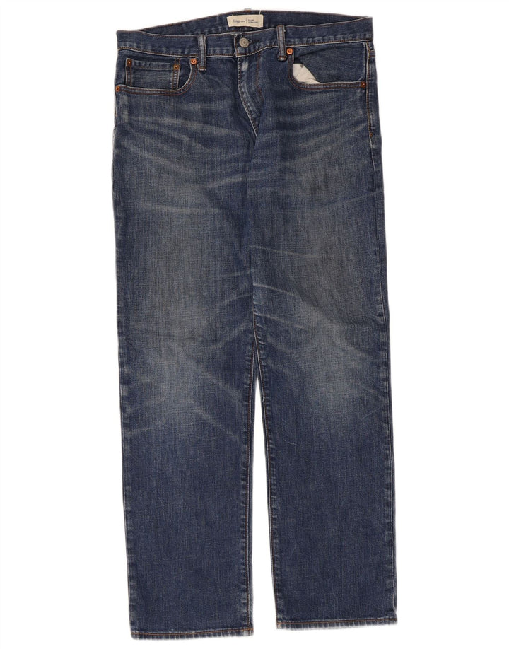 Gap lige damejeans W32 L30 blå bomuld