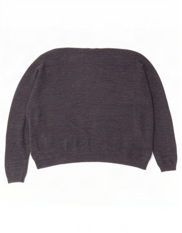 Pulover cardigan supradimensionat pentru femei Marks & Spencer UK 18 XL Blue Flecked