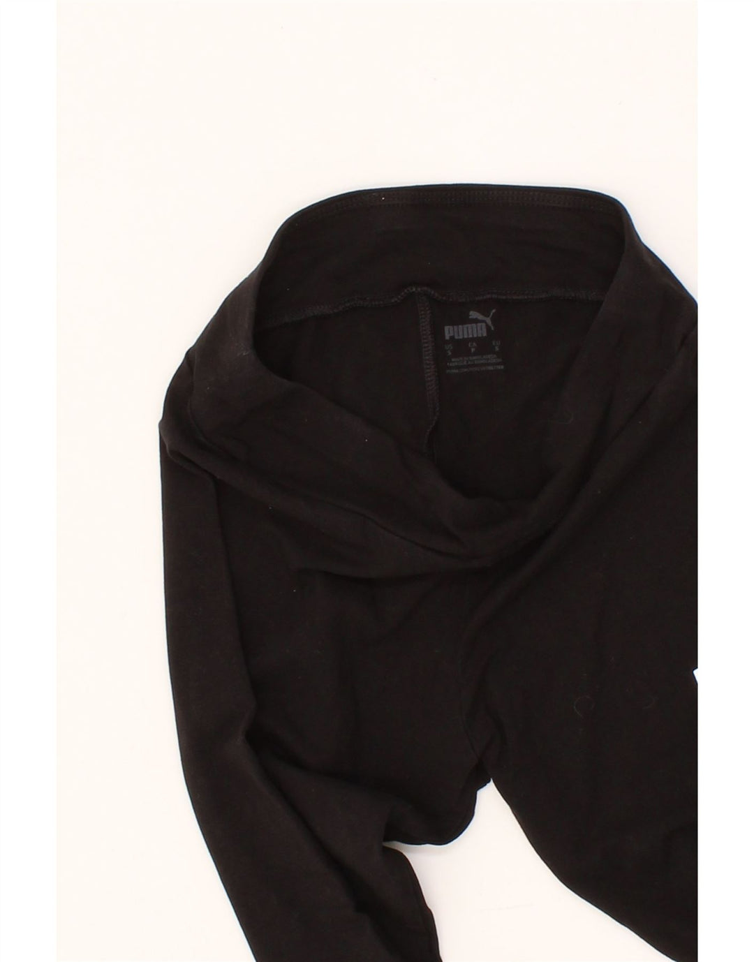 PUMA Womens Leggings UK 8 Small Black Cotton Vintage Puma and Second-Hand Puma from Messina Hembry 