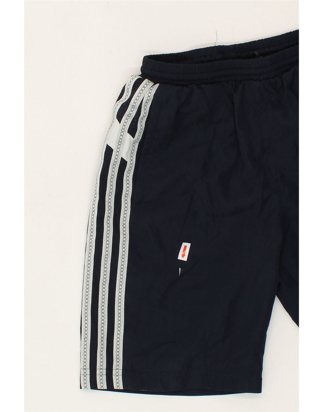 ADIDAS Boys Sport Shorts 7-8 Years Navy Blue Polyester Vintage Adidas and Second-Hand Adidas from Messina Hembry 