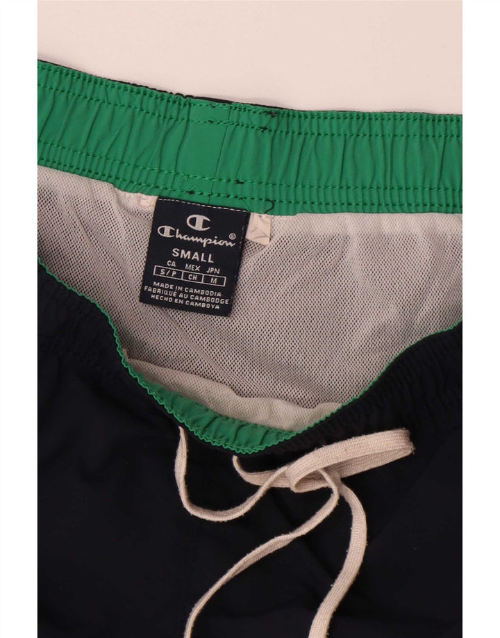 Champion Mens Swimming Shorts Small Navy Blue Polyester