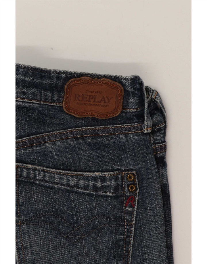 Replay Womens Slim Jeans W29 L31 Blue