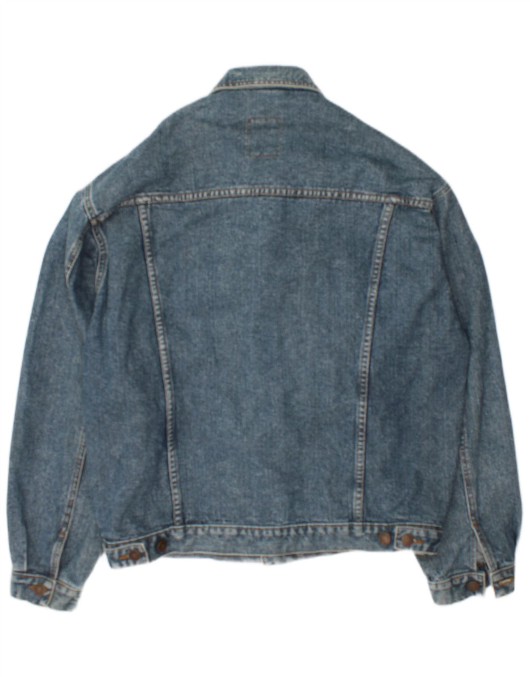 Casucci Mens Denim Jacket UK 38 Medium Blue Cotton