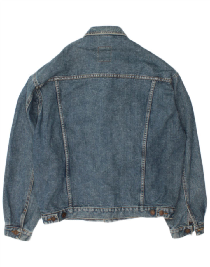 Casucci Mens Denim Jacket UK 38 Medium Blue Cotton