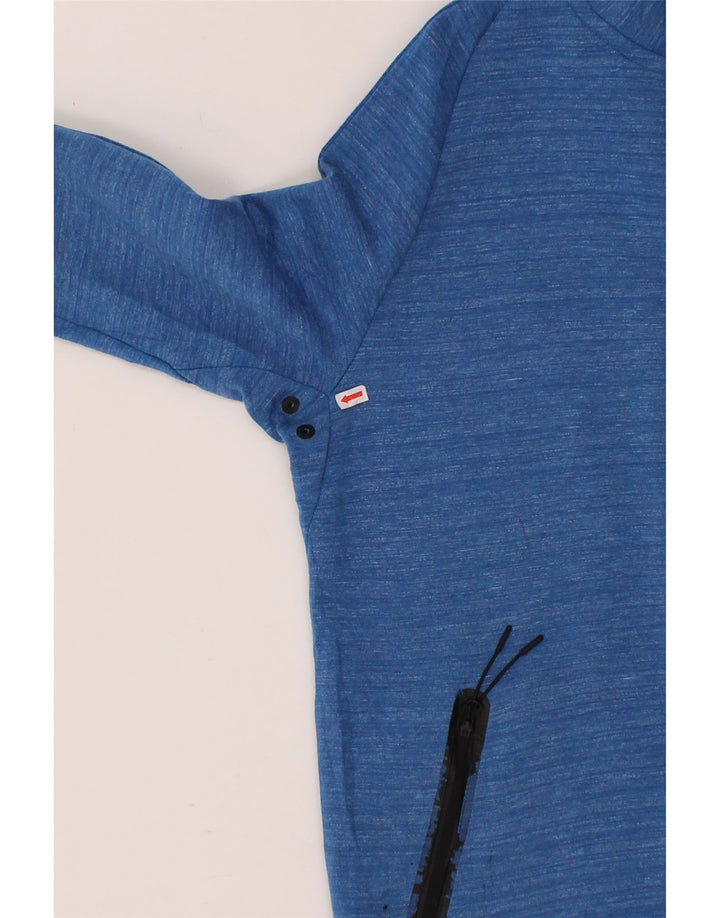 NIKE Mens Tracksuit Top Jacket Medium Blue Flecked Cotton Vintage Nike and Second-Hand Nike from Messina Hembry 