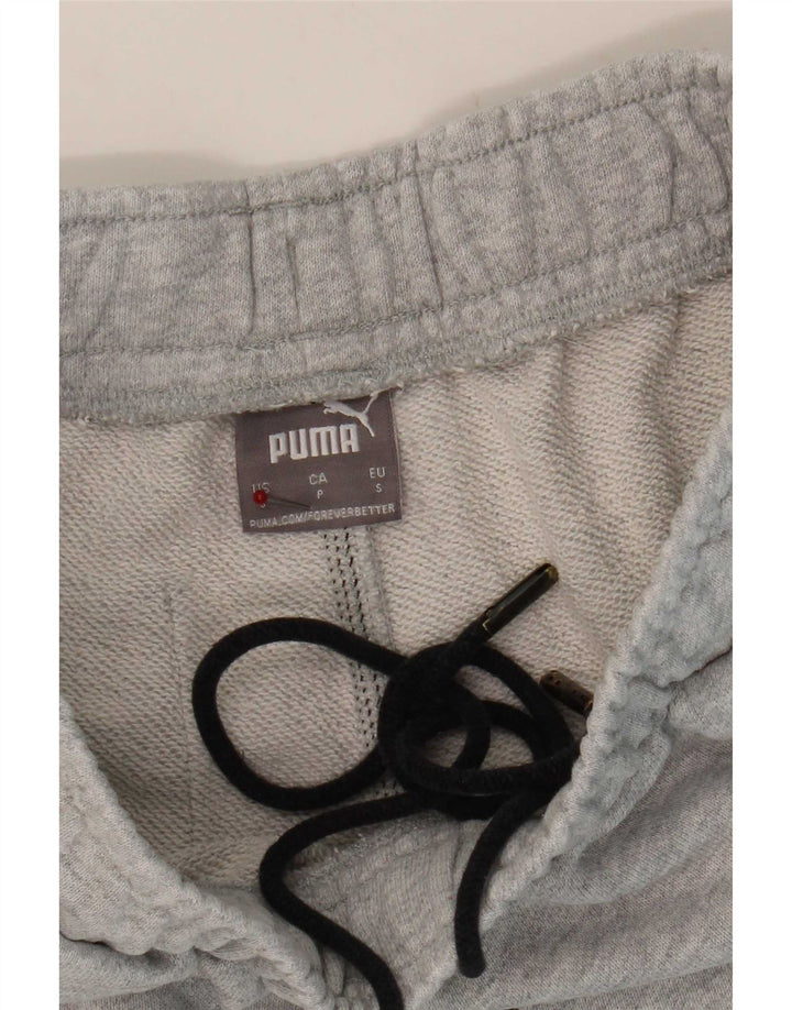 Puma Mens Tracksuit Trousers Joggers Small Grey Flecked
