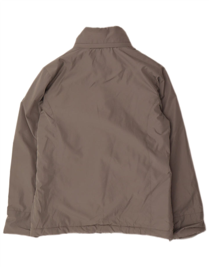 Champion Womens Oversized Padded Jacket UK 10 Small Grey Nylon