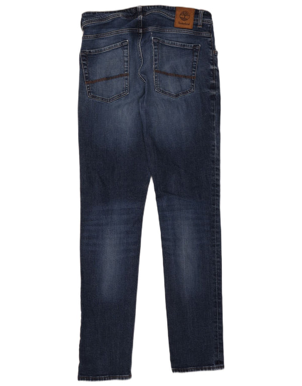 Timberland Mens Skinny Jeans W34 L34 Blue Cotton