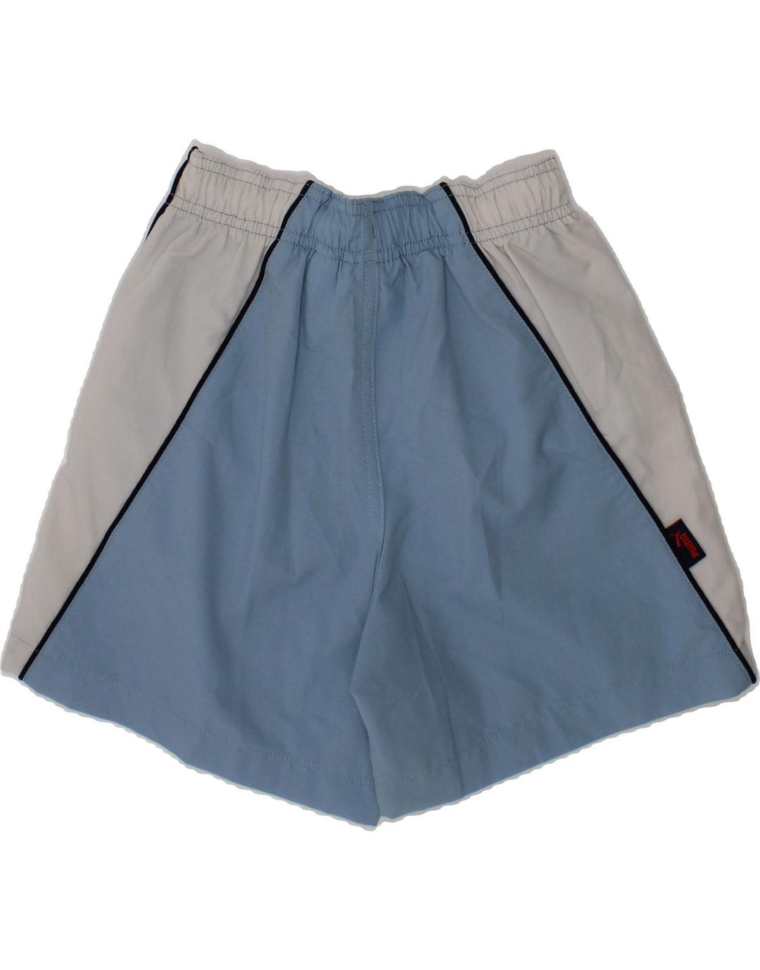 PUMA Boys Sport Shorts 7-8 Years  Blue Polyester Vintage Puma and Second-Hand Puma from Messina Hembry 