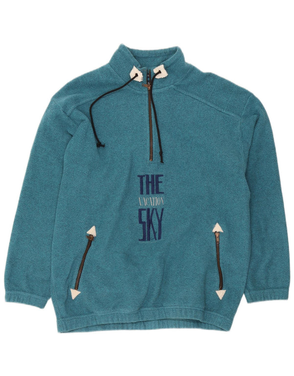 Campagnolo Ανδρικό γραφικό φερμουάρ Fleece Jumper IT 48 Medium Blue