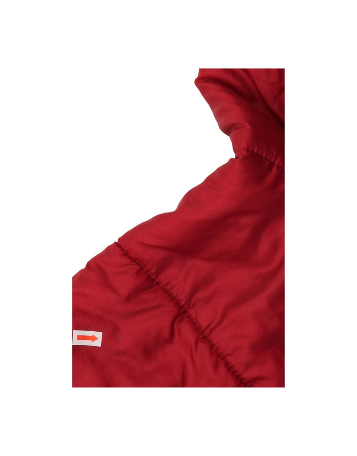 CARRERA Mens Padded Jacket UK 38 Medium Red Polyamide Vintage Carrera and Second-Hand Carrera from Messina Hembry 