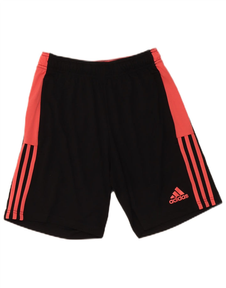 Adidas Mens Sport Shorts Small Black Colourblock Polyester