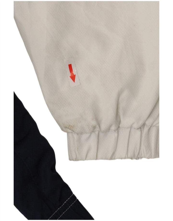 Fila Mens Tracksuit Top Jacket Medium White Colourblock Polyester