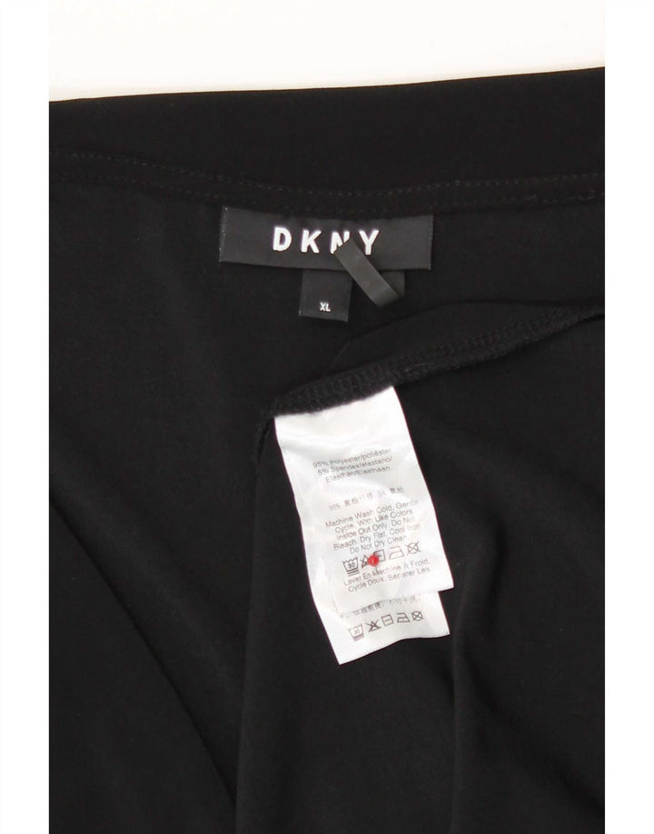Dkny gornji dio ženske bluze UK 18 XL crni poliester