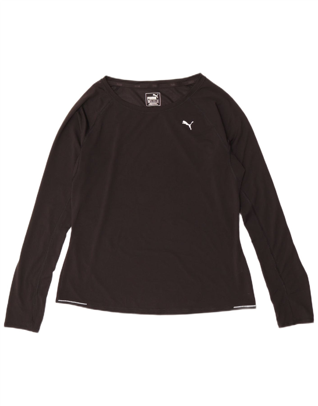 Maglia a maniche lunghe da donna Puma UK 16 Large Nero Poliestere
