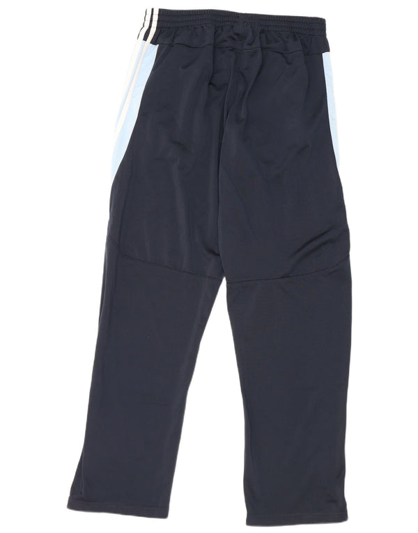 Adidas Mens Tracksuit Trousers UK 42/44 Large Navy Blue Colourblock