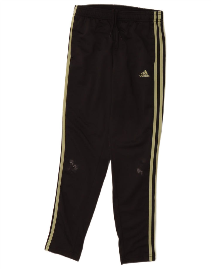 Pantaloni della tuta da ragazzo Adidas 11-12 anni in poliestere nero