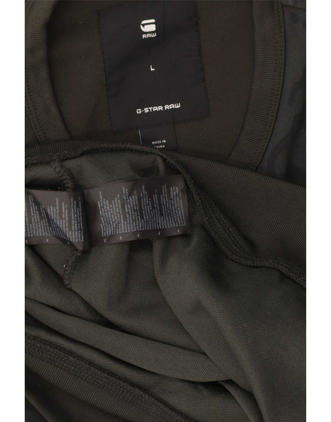 G-Star Herre Sweatshirt Jumper Large Khaki Camouflage Polyester