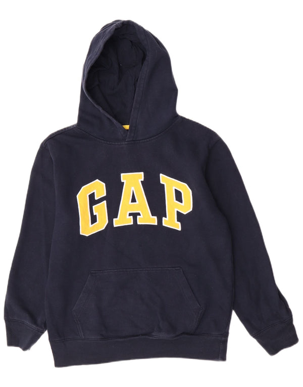 Felpa con cappuccio grafica Gap per ragazzi 13-14 anni 2XL Cotone blu navy
