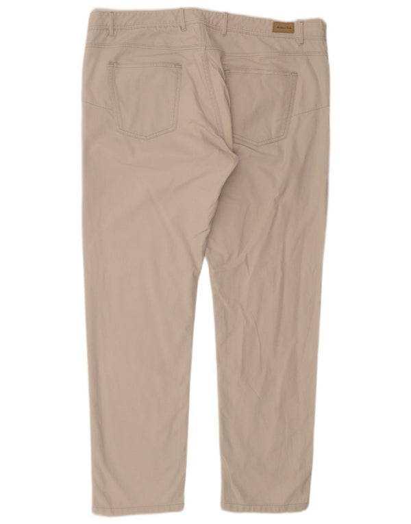 Calça casual masculina Massimo Dutti Slim Fit UE 50 2XL W40 L31 Bege