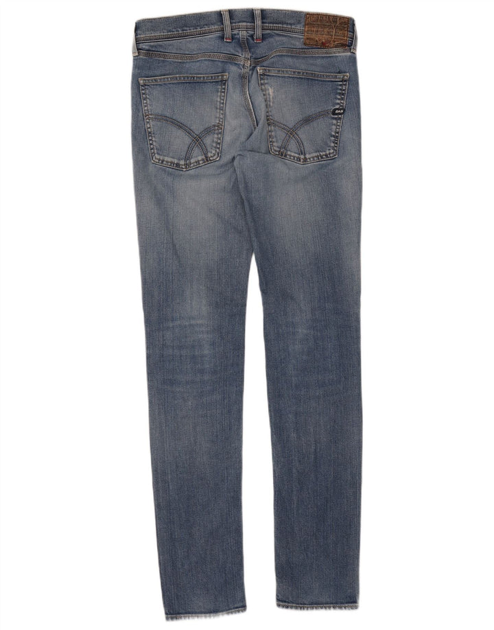 Gas Womens Slim Jeans W31 L34 Blue Cotton