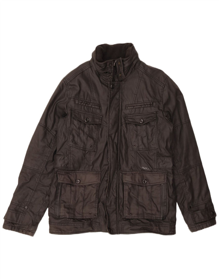 Giacca multiuso da uomo PULL & BEAR UK 42 XL Nera