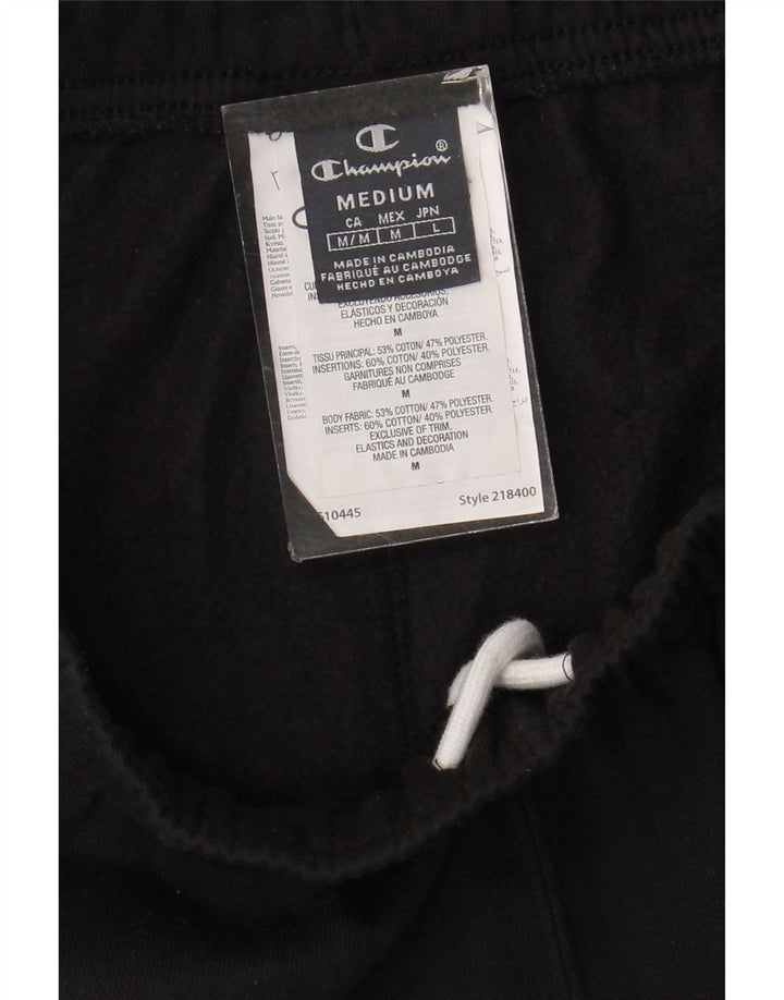 Champion Herre grafiske sportsshorts Medium sort bomuld