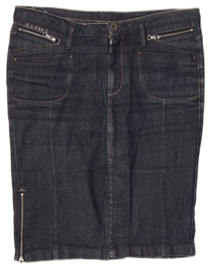 G-STAR Womens Denim Skirt W30 Medium Navy Blue