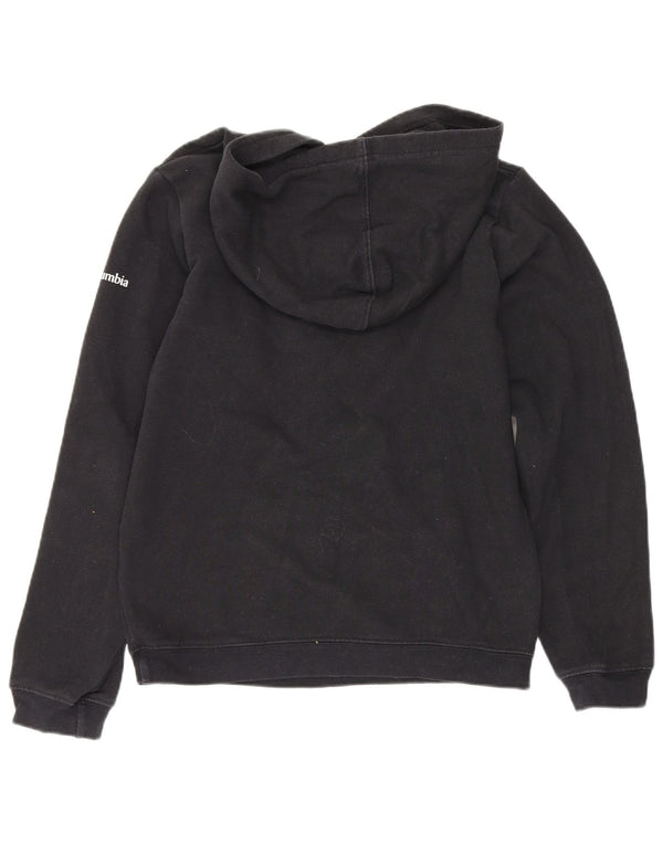 Columbia Jungen-Pullover mit grafischem Kapuzenpullover, 10–11 Jahre, mittelschwarze Baumwolle