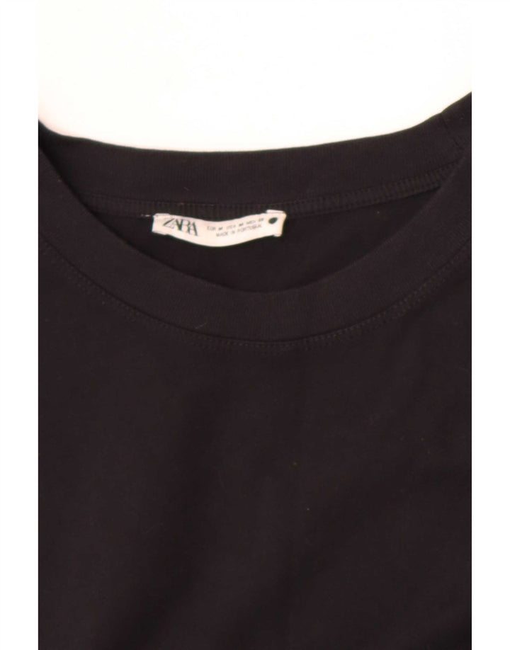 Zara Womens Vest Top UK 14 Medium Black