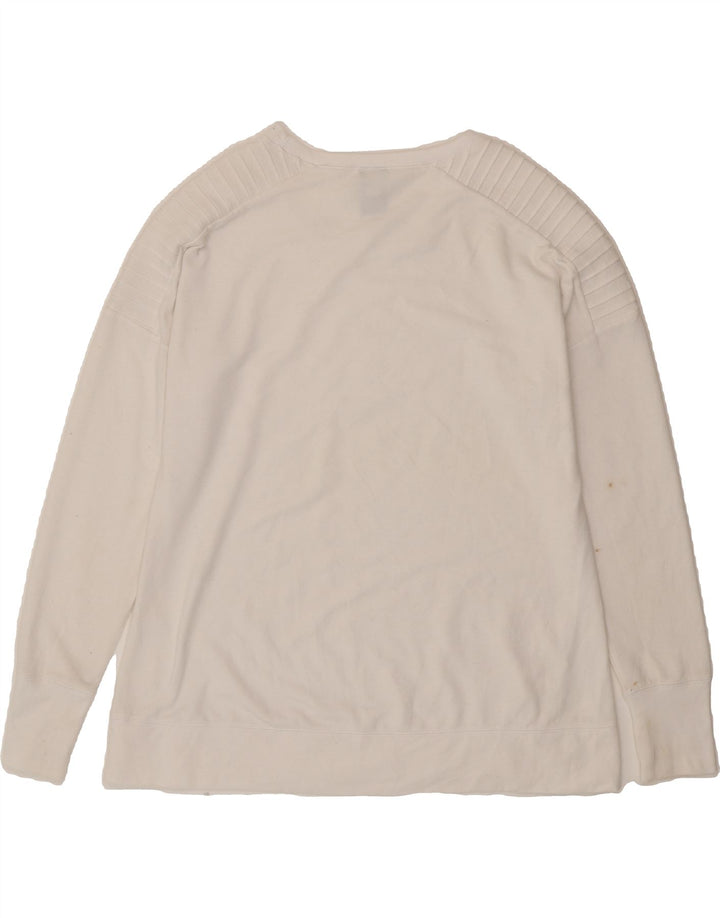 REEBOK Womens Sweatshirt Jumper UK 18 XL White Polyester Vintage Reebok and Second-Hand Reebok from Messina Hembry 