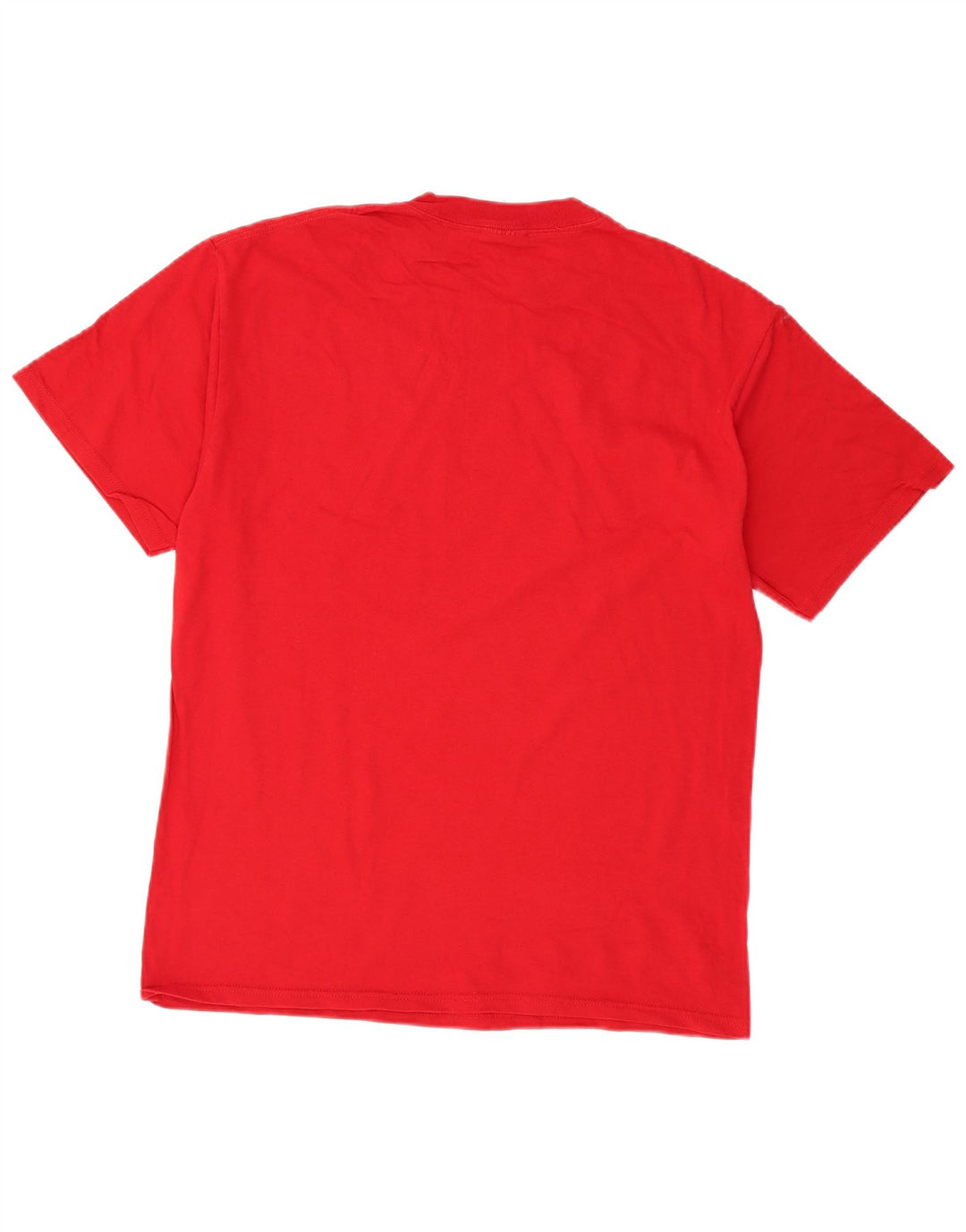 ADIDAS Herre T-Shirt Top Medium Rød Bomuld
