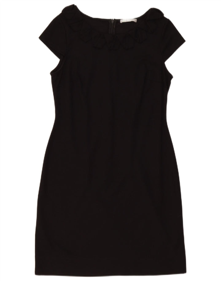 Abito tubino da donna Marks & Spencer UK 14 grande poliestere nero